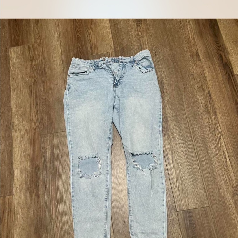 No Boundaries Light Blue Boyfriend Jeans